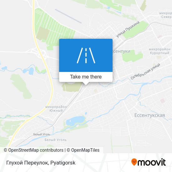 Глухой Переулок map
