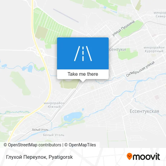 Глухой Переулок map