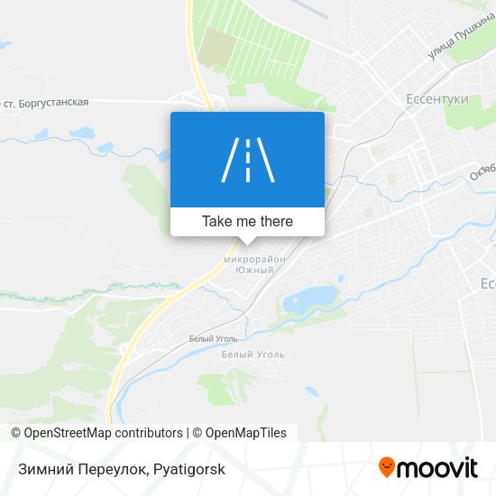 Зимний Переулок map