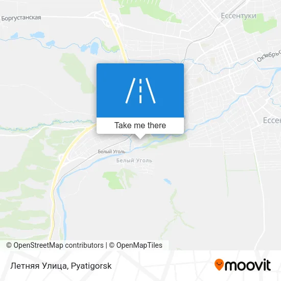 Летняя Улица map