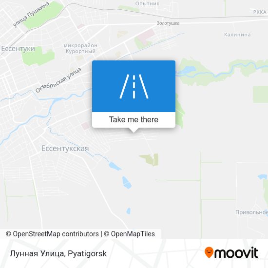 Лунная Улица map