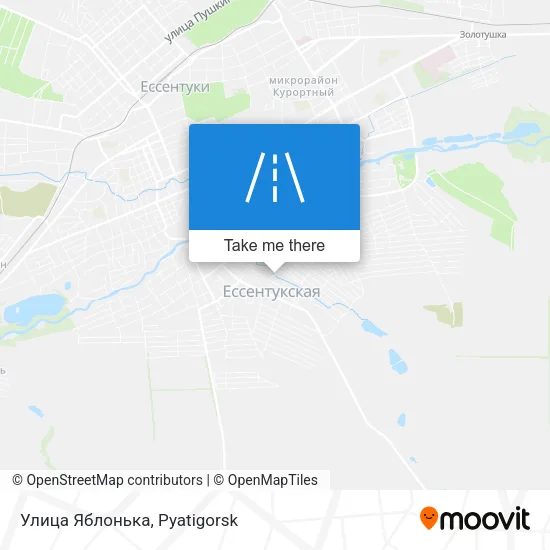 Улица Яблонька map
