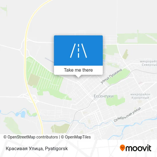 Красивая Улица map