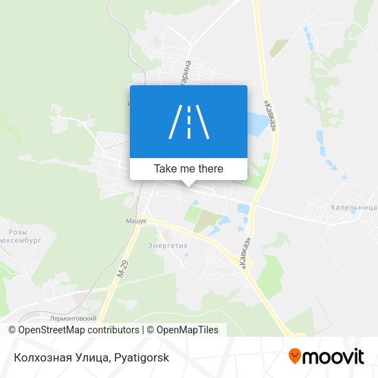 Колхозная Улица map