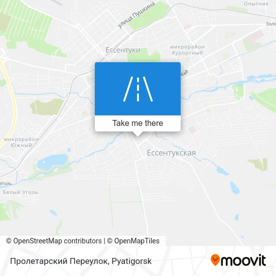 Пролетарский Переулок map