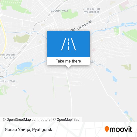 Ясная Улица map