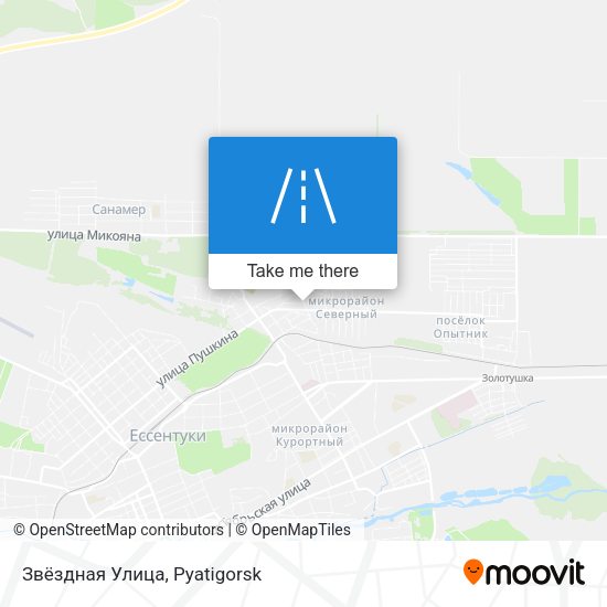 Звёздная Улица map
