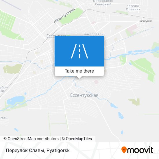 Переулок Славы map