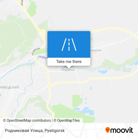 Родниковая Улица map