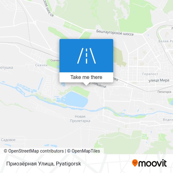 Приозёрная Улица map