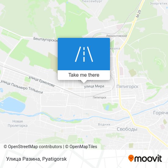 Улица Разина map
