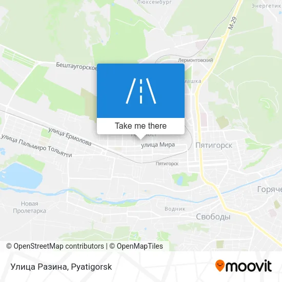 Улица Разина map