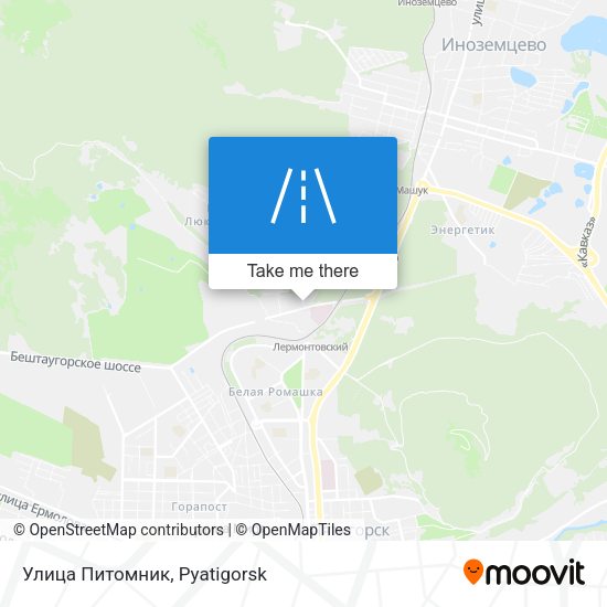 Улица Питомник map