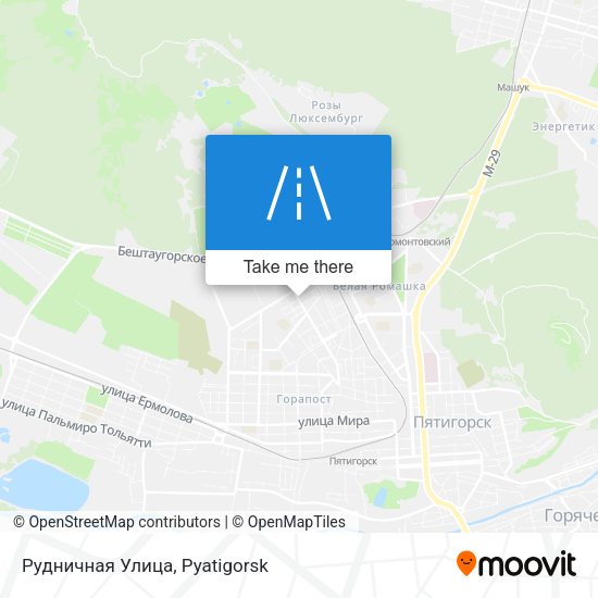 Рудничная Улица map