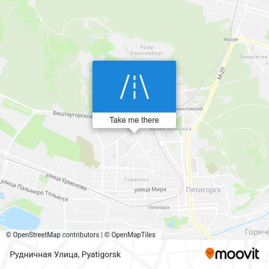 Рудничная Улица map