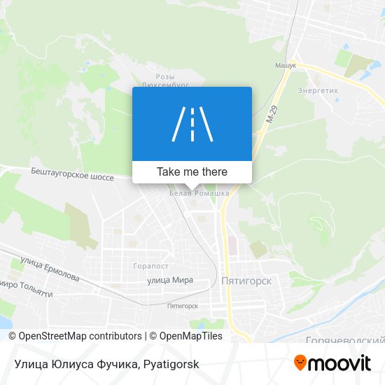Улица Юлиуса Фучика map