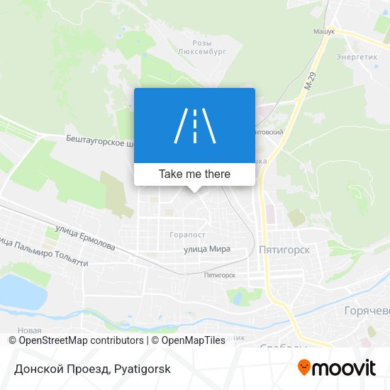 Донской Проезд map