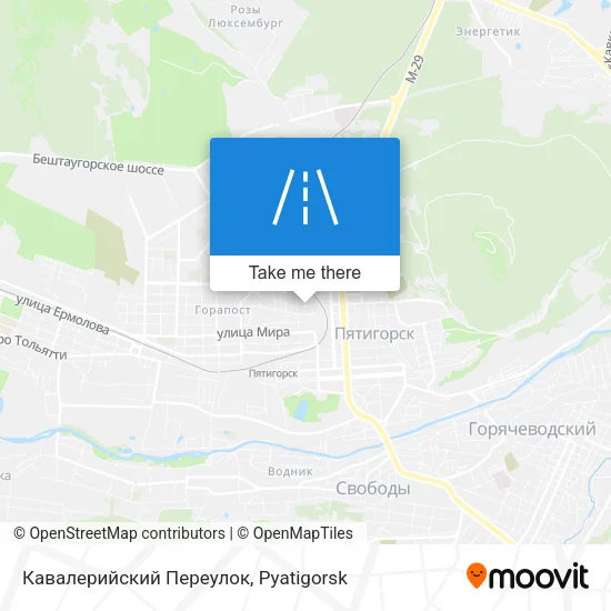 Кавалерийский Переулок map