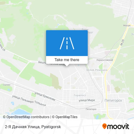 2-Я Дачная Улица map