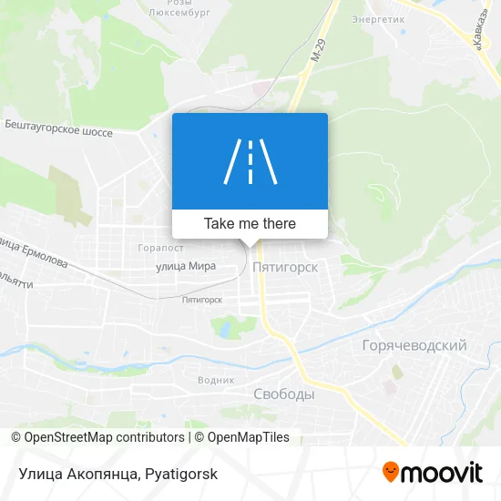 Улица Акопянца map