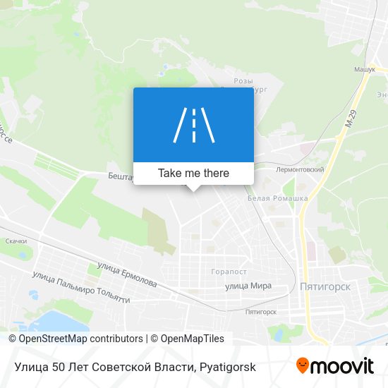 Улица 50 Лет Советской Власти map