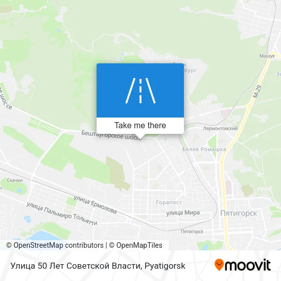 Улица 50 Лет Советской Власти map