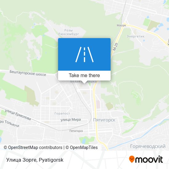 Улица Зорге map