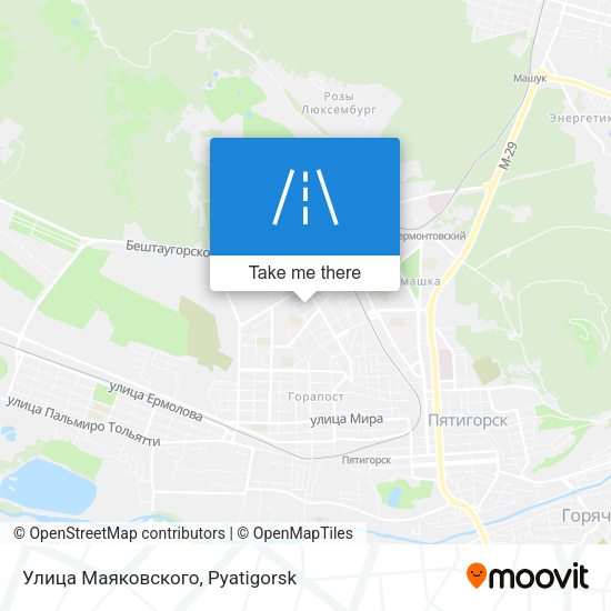 Улица Маяковского map