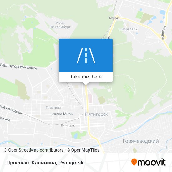 Проспект Калинина map