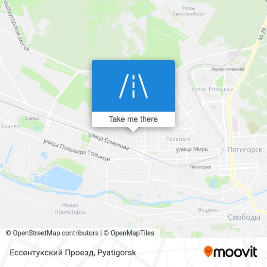 Ессентукский Проезд map