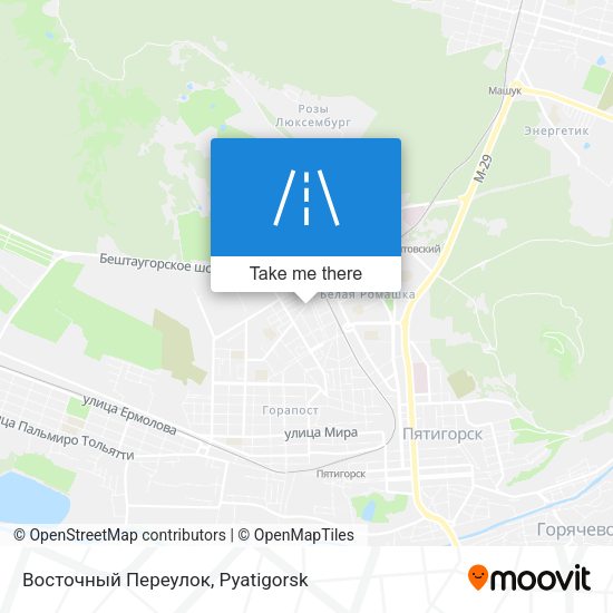 Восточный Переулок map