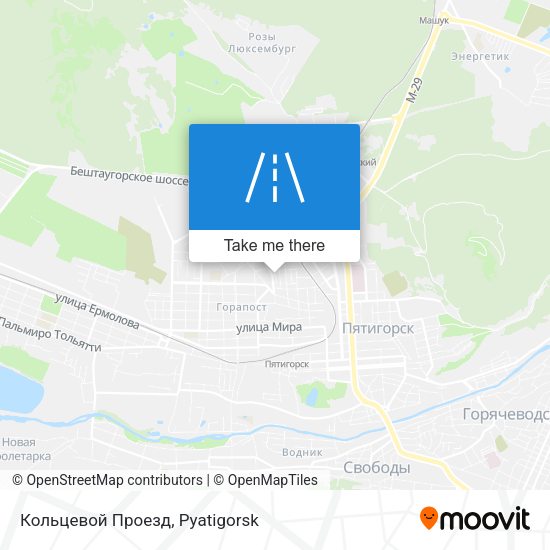 Кольцевой Проезд map
