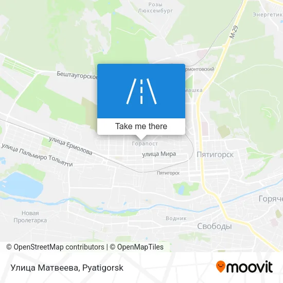 Улица Матвеева map
