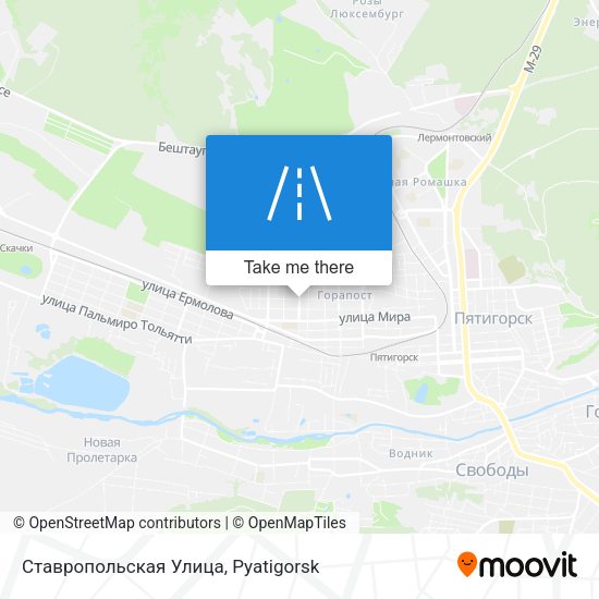 Ставропольская Улица map