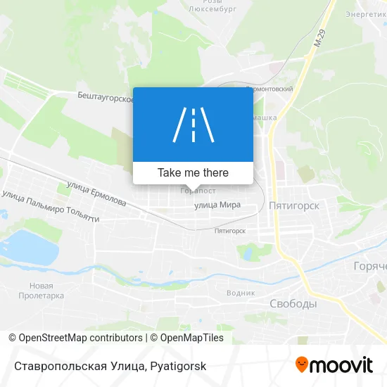 Ставропольская Улица map