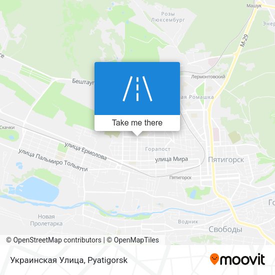Украинская Улица map