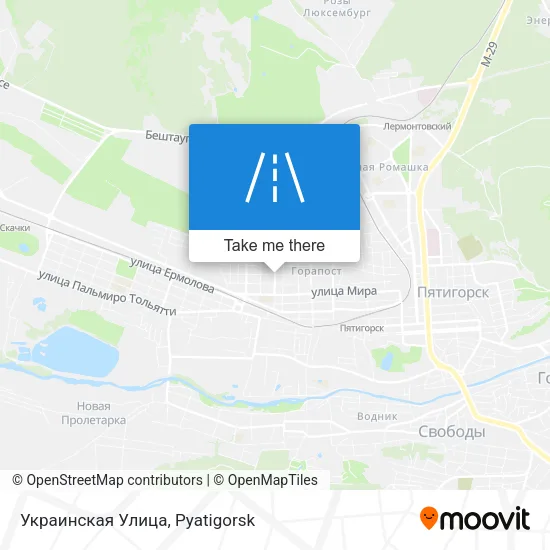 Украинская Улица map