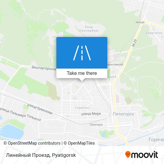 Линейный Проезд map