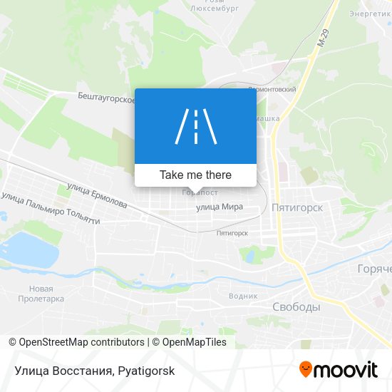 Улица Восстания map