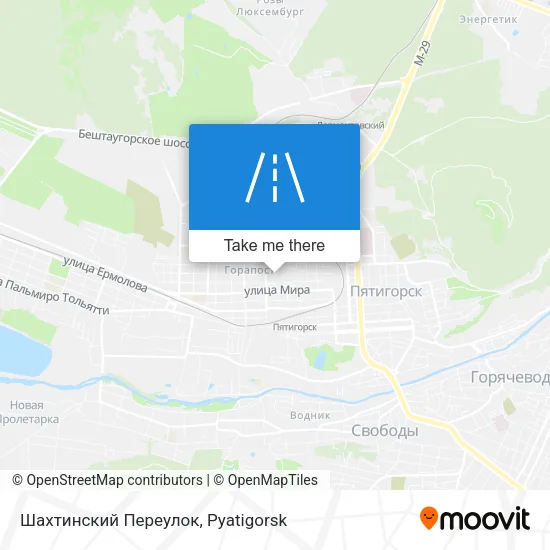Шахтинский Переулок map
