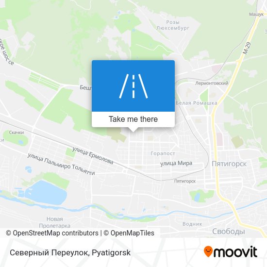 Северный Переулок map