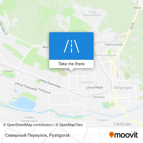 Северный Переулок map