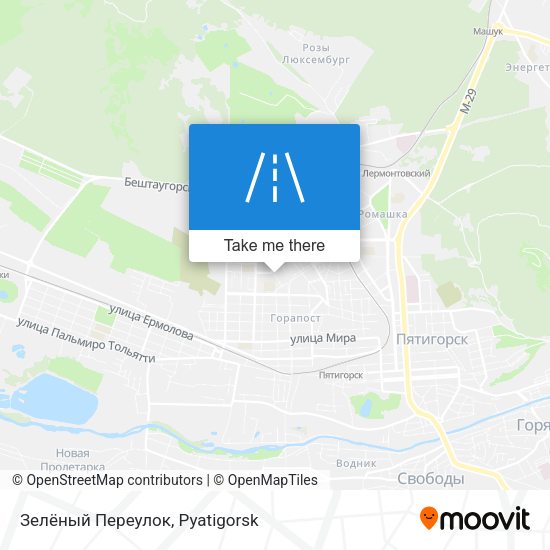 Зелёный Переулок map