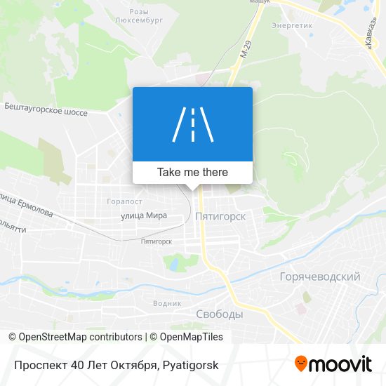 Проспект 40 Лет Октября map