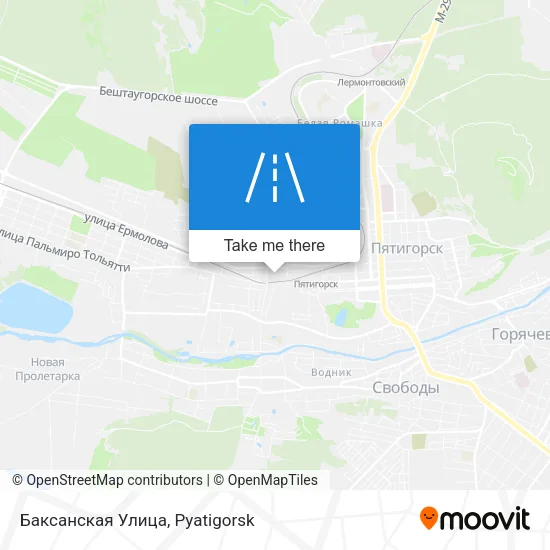 Баксанская Улица map