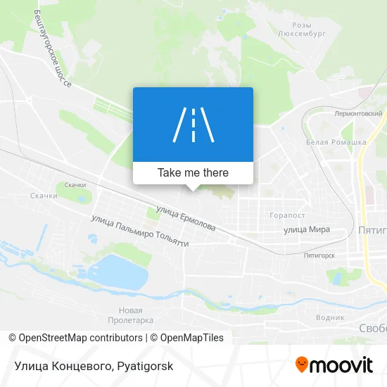 Улица Концевого map