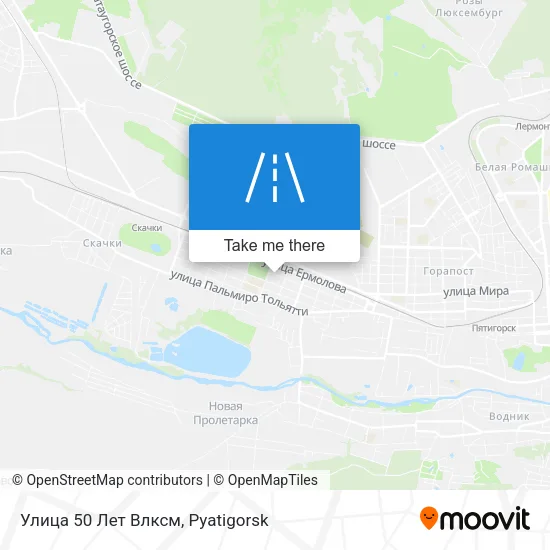 Улица 50 Лет Влксм map