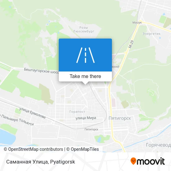 Саманная Улица map