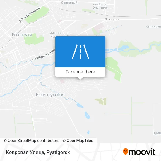 Ковровая Улица map