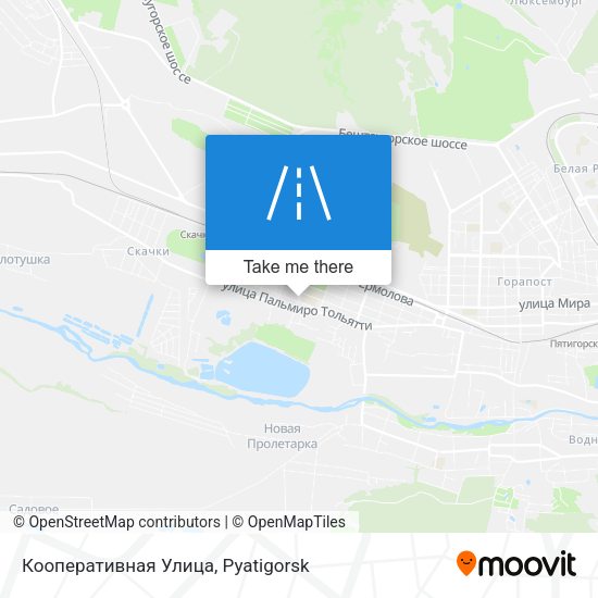 Кооперативная Улица map